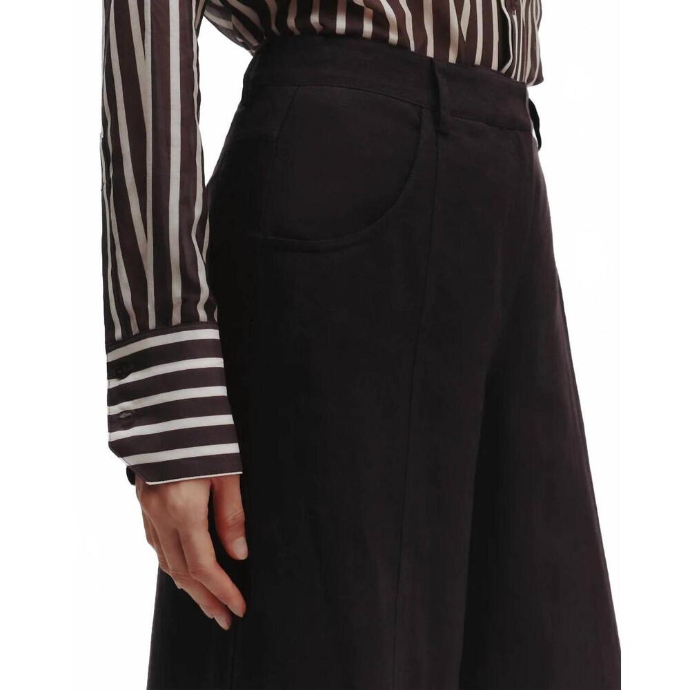 NEW TWP dees trouser in dark chocolate - Picture 5 of 6
